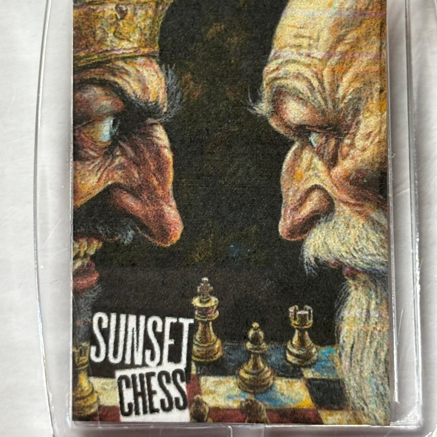 Angry Faces - Chess  Photo Keychain