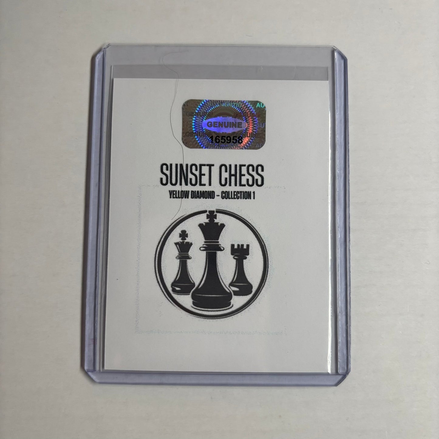 Yellow Diamond Collection 1 - Trading Card