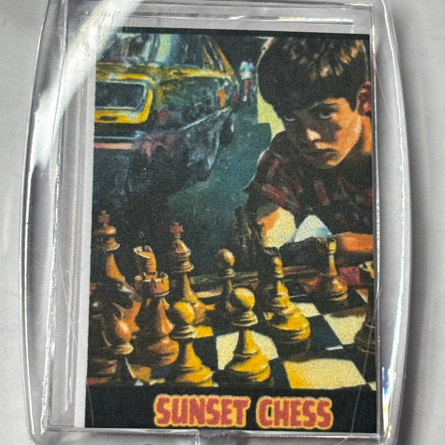 Youngster - Chess  Photo Keychain
