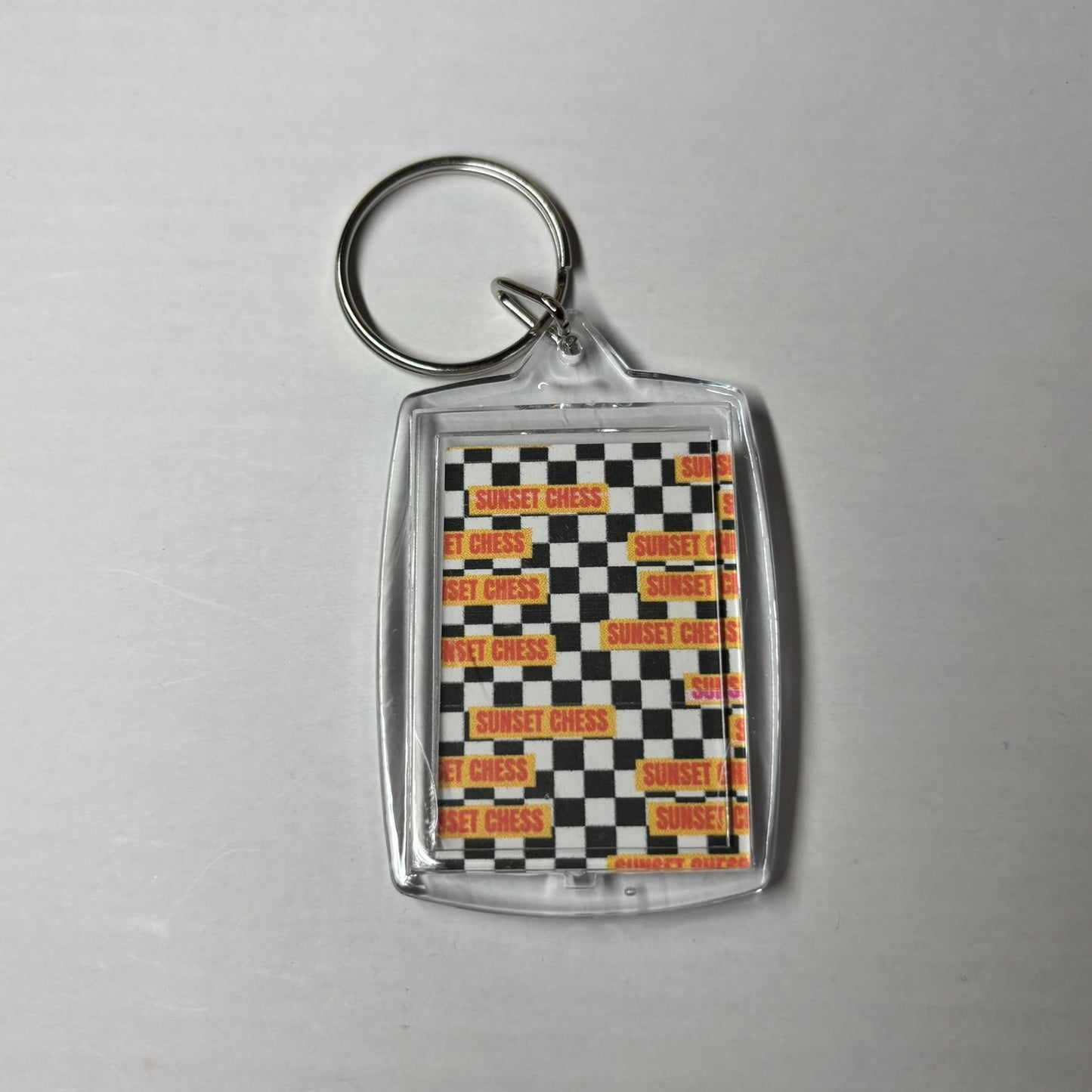 Egyptian Prince - Sunset Chess Photo Keychain