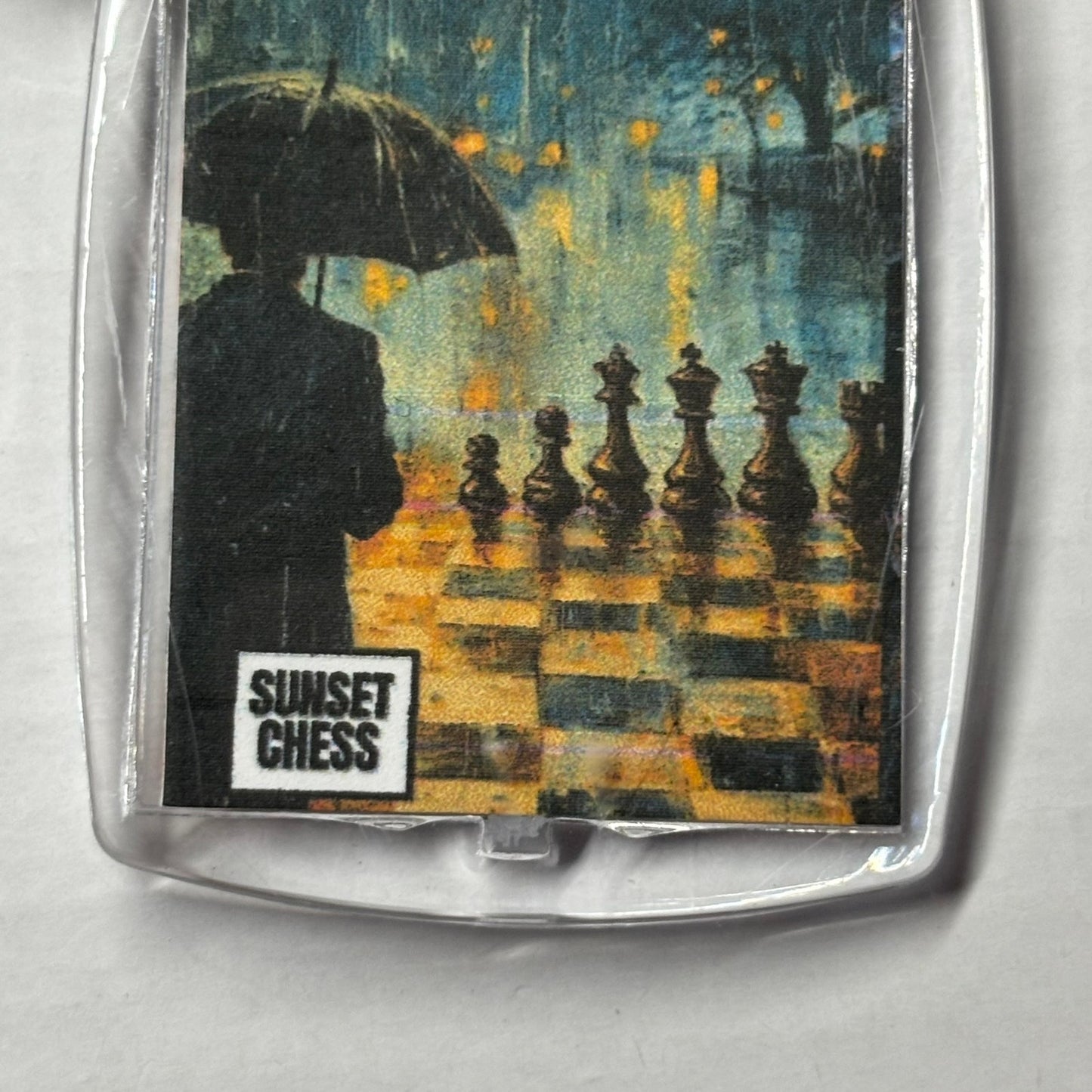 Heavy Rain - Chess  Photo Keychain