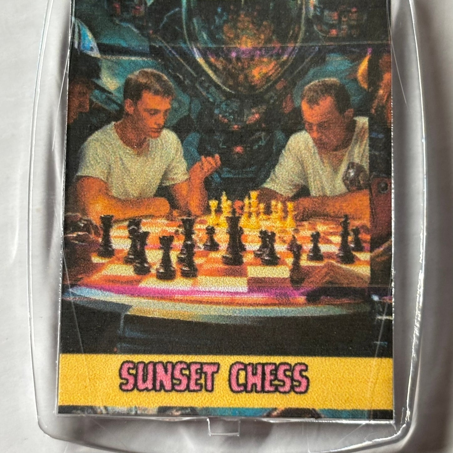 Late Night - Chess  Photo Keychain