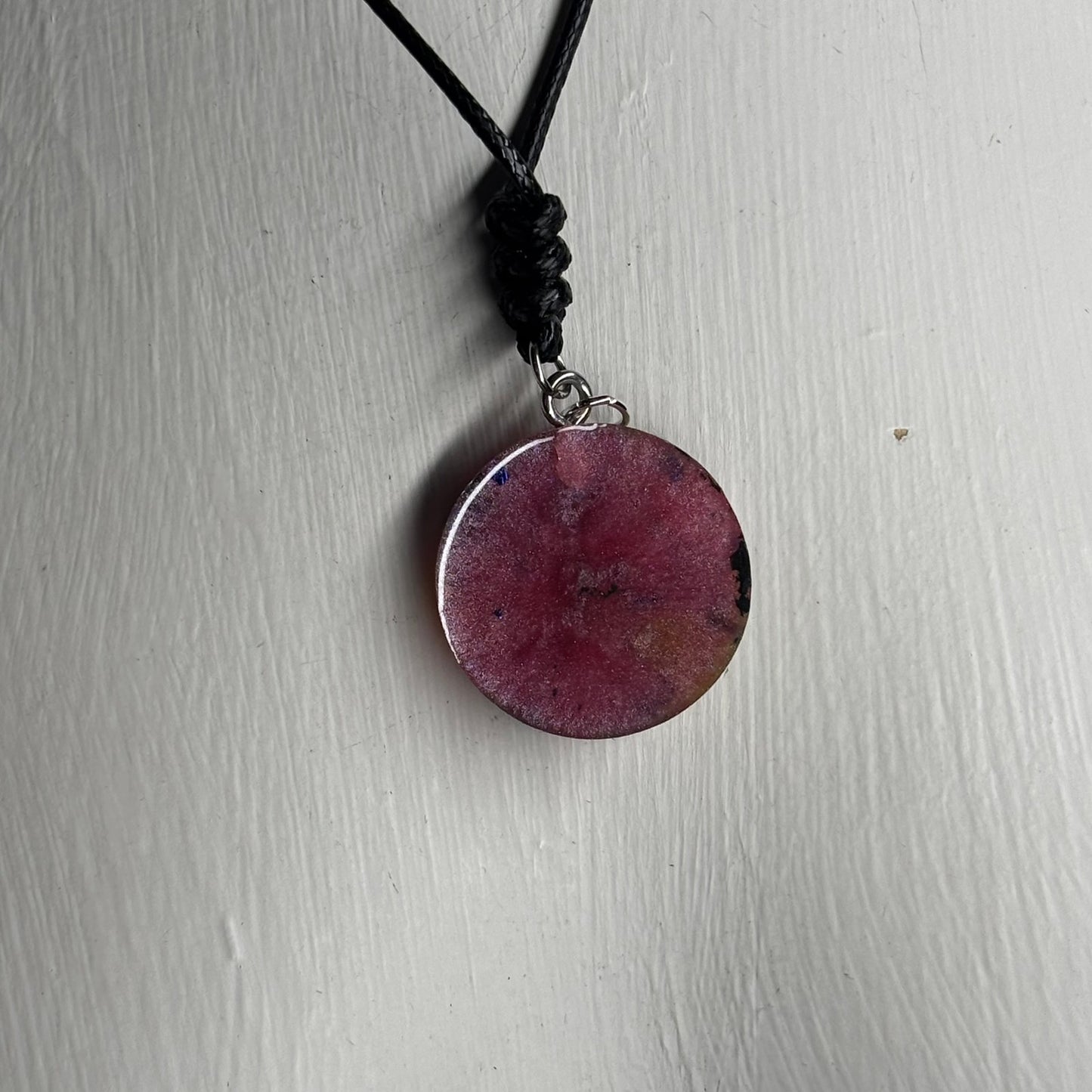 Purple Crystal Knight - Handmade Resin Chess Necklace