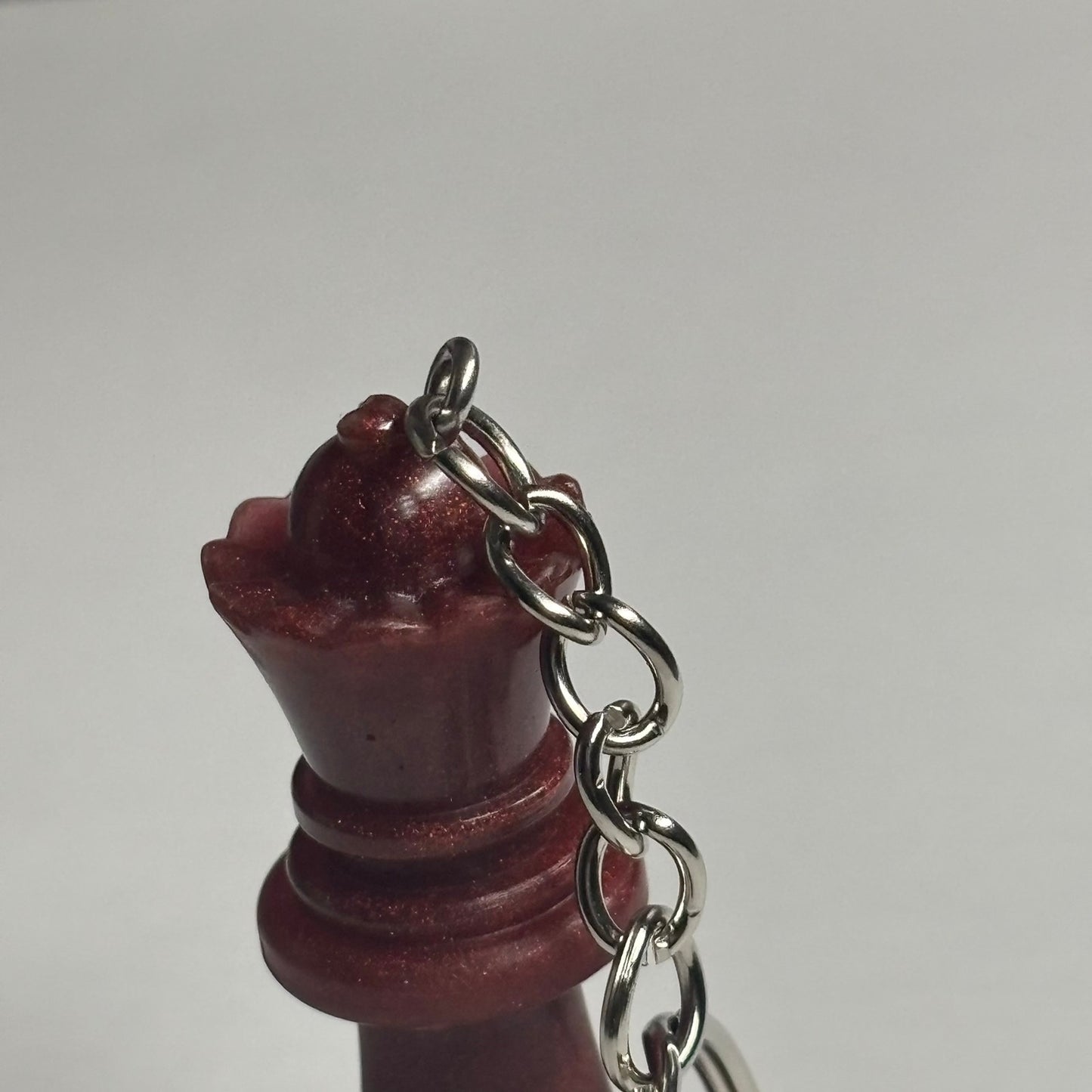 Bronze Red Queen - Handmade Resin Keychain