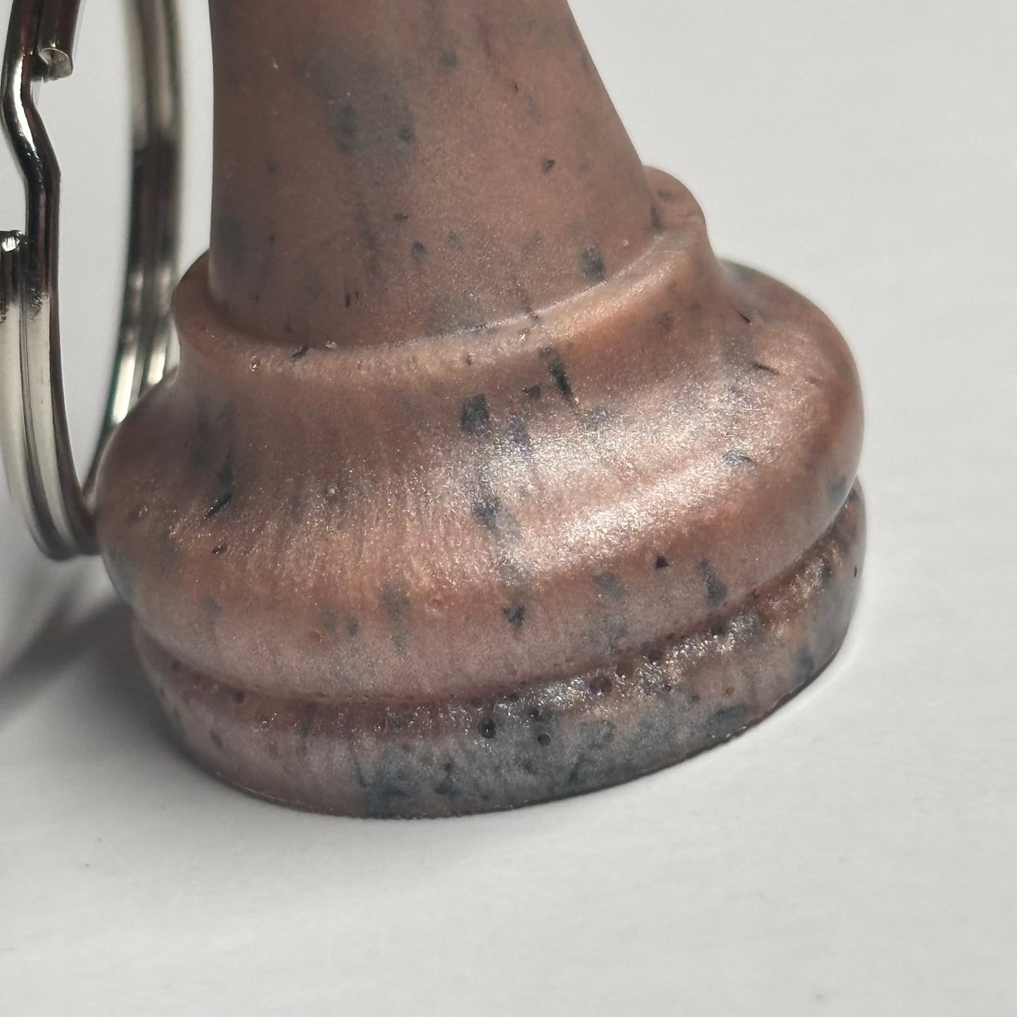 Brown Spotted King - Handmade Resin Keychain