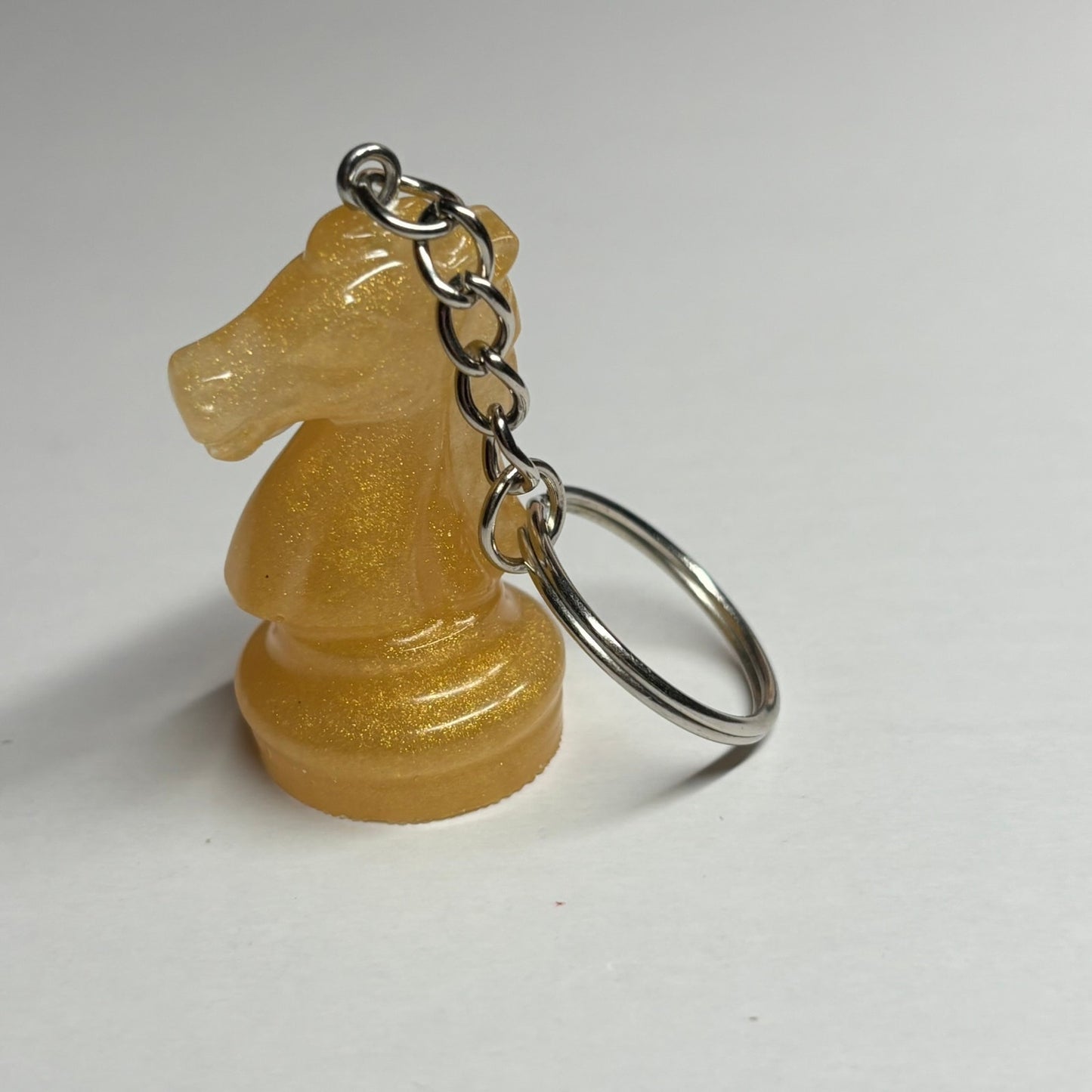 Simple Yellow Knight - Handmade Resin Keychain