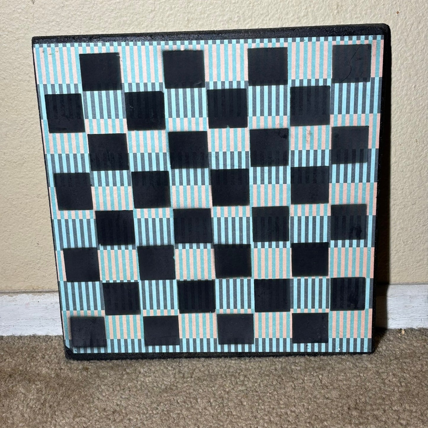 Retro Vibes - Scrapbook Chess Board