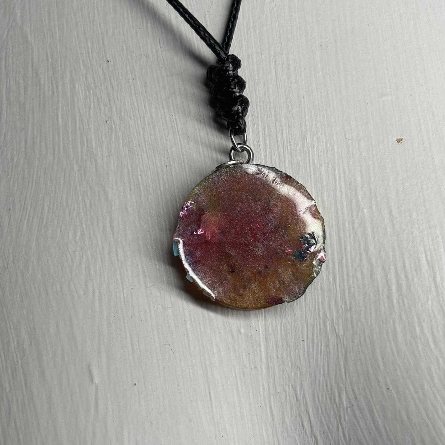 Brown Rook - Handmade Resin Chess Necklace