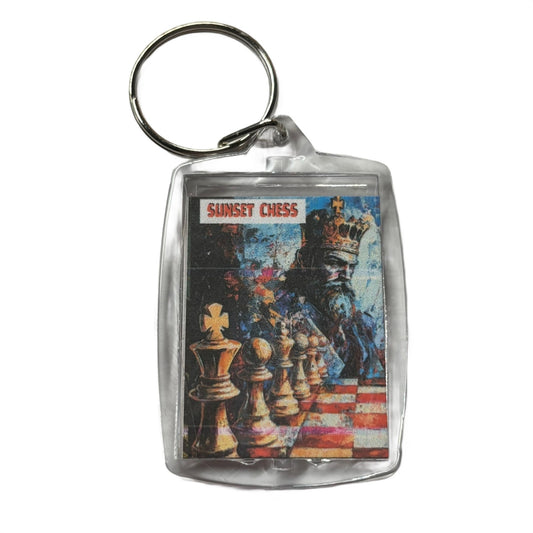 Side King - Chess  Photo Keychain