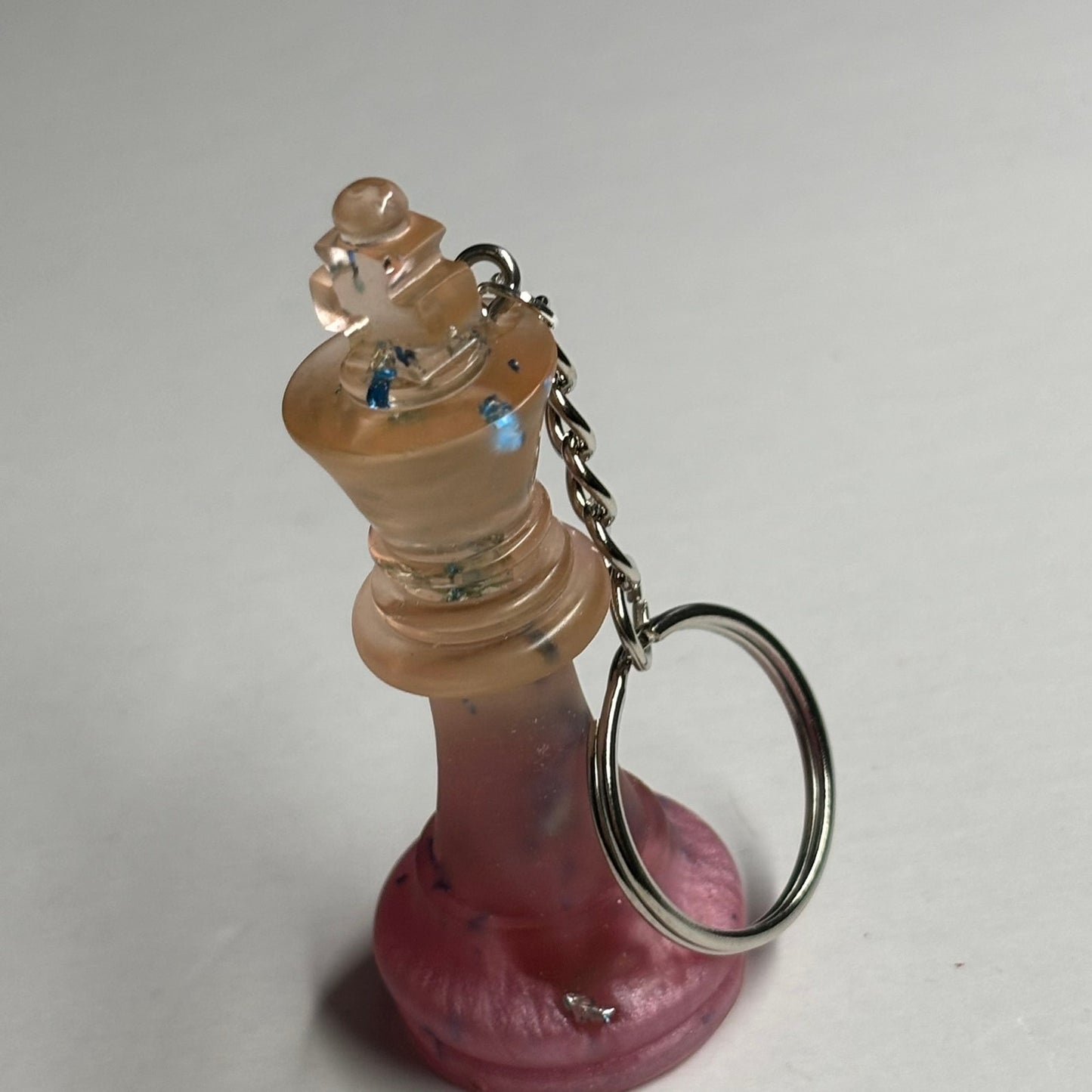 Pink Amber Mixed King - Handmade Resin Keychain