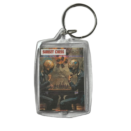Bubble Heads - Chess  Photo Keychain