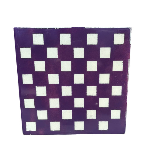 Rich Purple - Resin Coated Chess Board