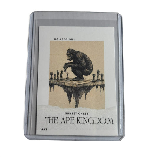 The Ape Kingdom Collection 1 Card #63 - Scrapbook Trading Card