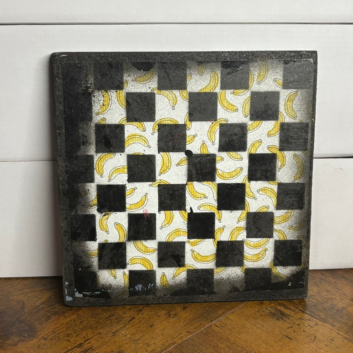 Red & Gold Chrome Hue - Painted Double Sided Chess Board