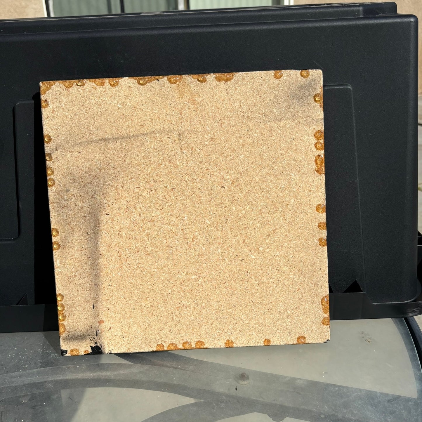 Vintage Flowers  - Resin Coated Chess Board