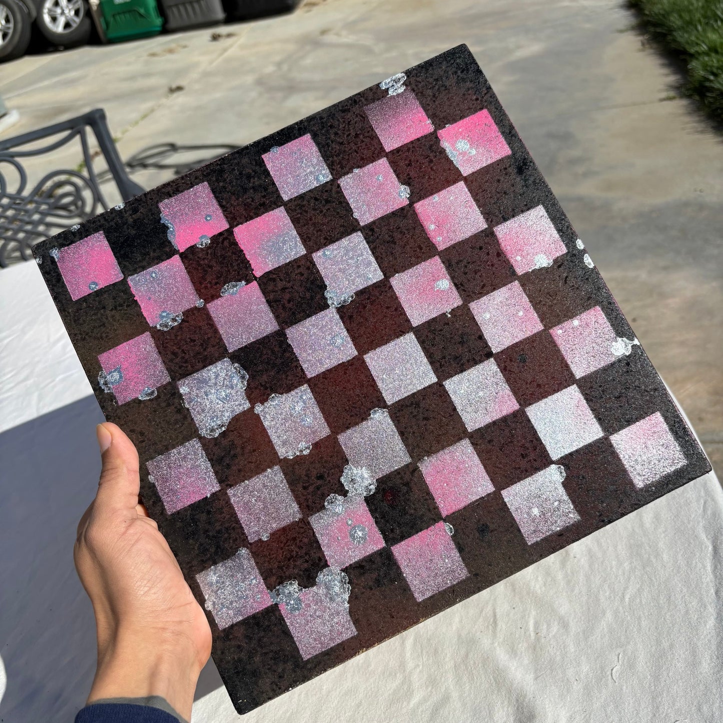 Pink Space Void - Chinese Edition Chess Set