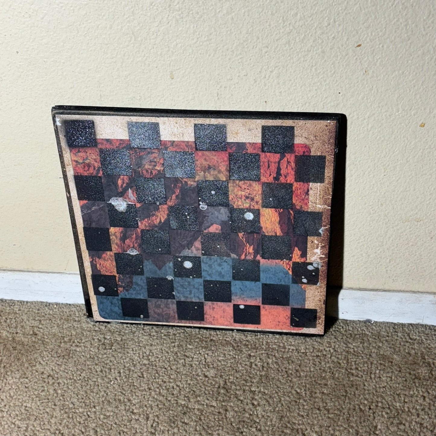 Vintage Canyon - Scrapbook Chess Board