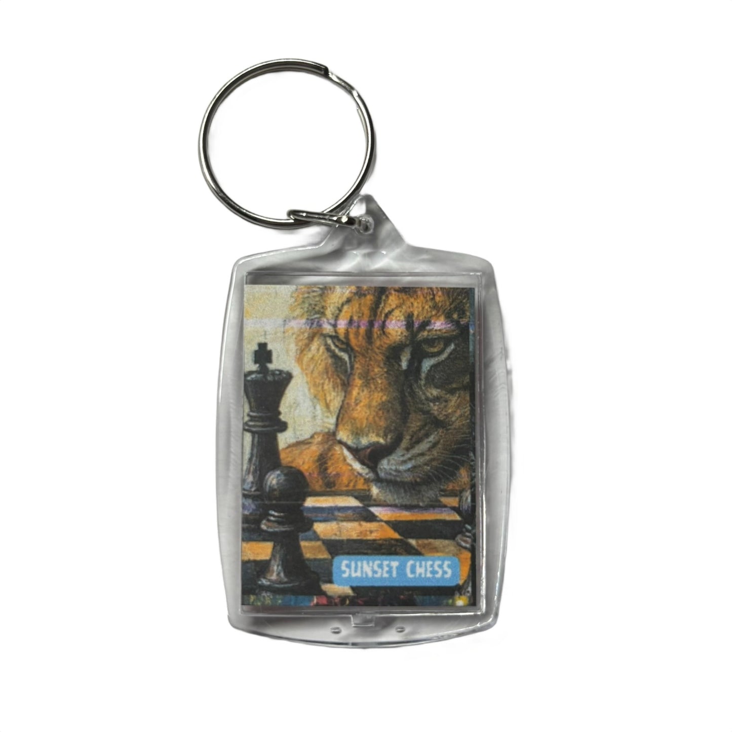 Tiger - Chess  Photo Keychain