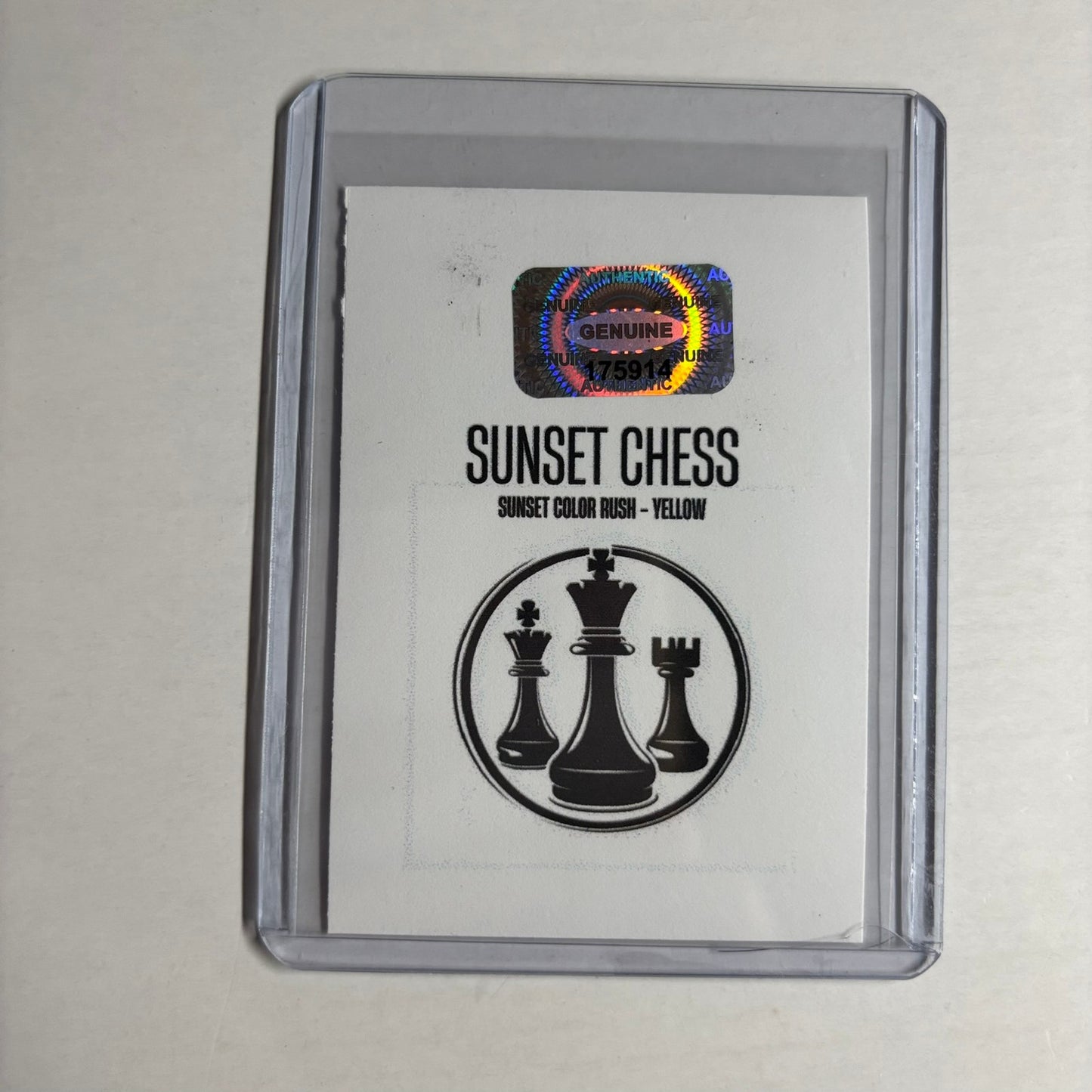 Yellow Collection - Trading Card