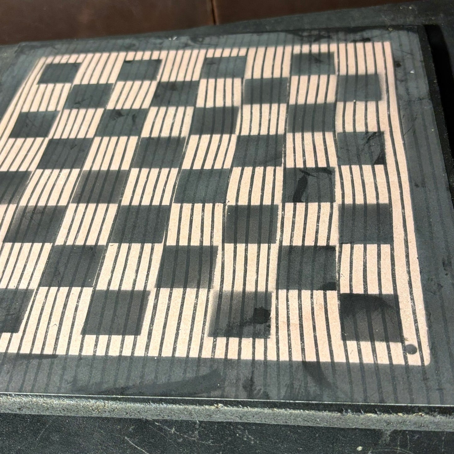 Vintage Lining - Scrapbook Chess Board