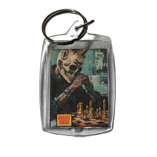Metal Rock - Chess  Photo Keychain