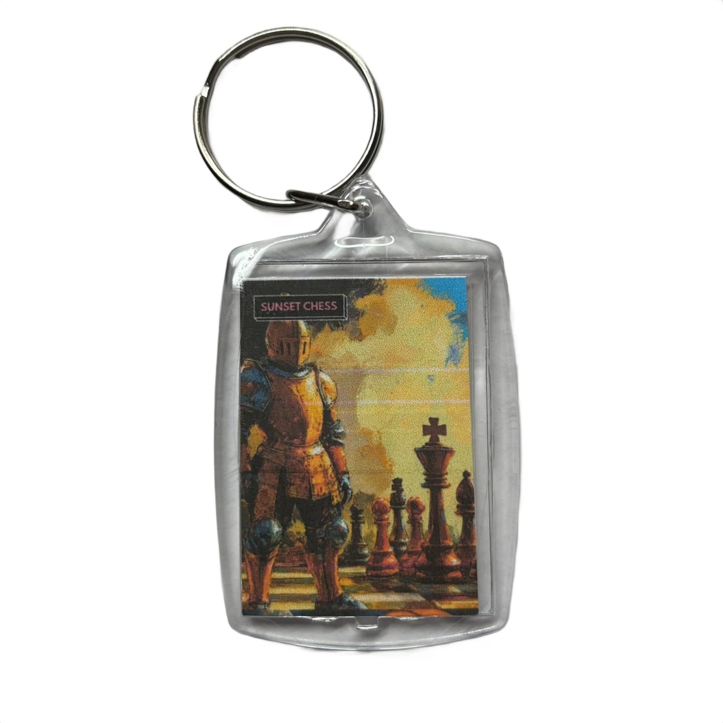 Standing Strong - Chess  Photo Keychain