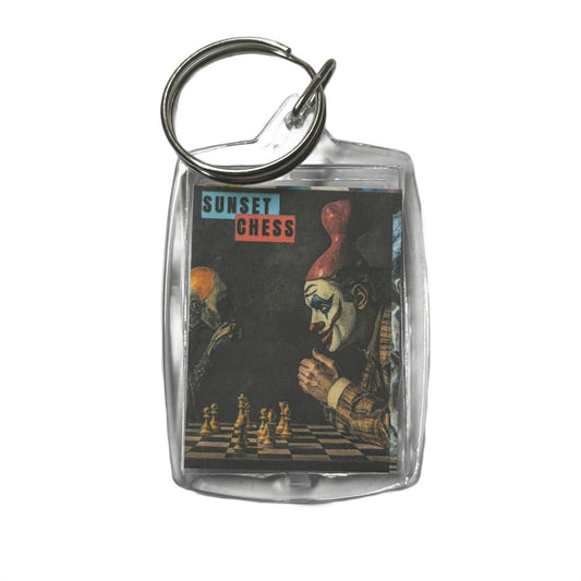 Clown Man - Chess  Photo Keychain