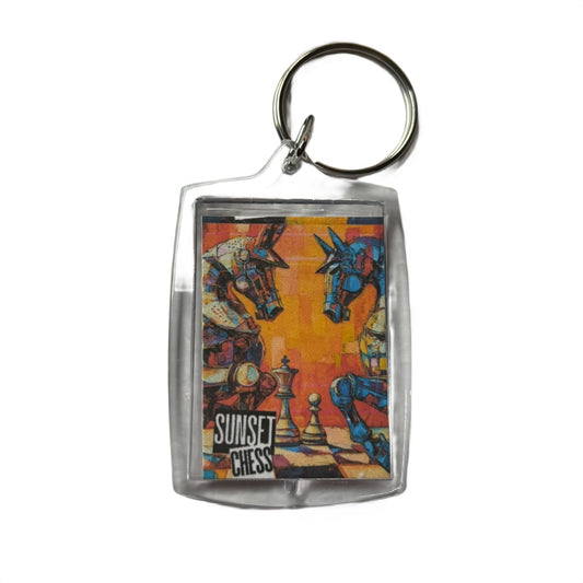 Royal Horses - Chess  Photo Keychain