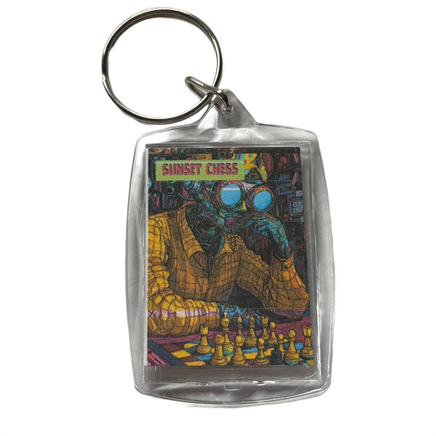 Simple Game - Chess  Photo Keychain