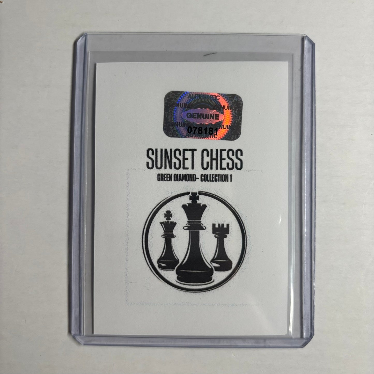 Green Diamond Collection 1 - Trading Card