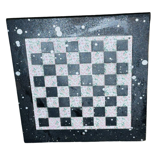Beautiful Flower Pattern - Large Scrapbook Chess Board