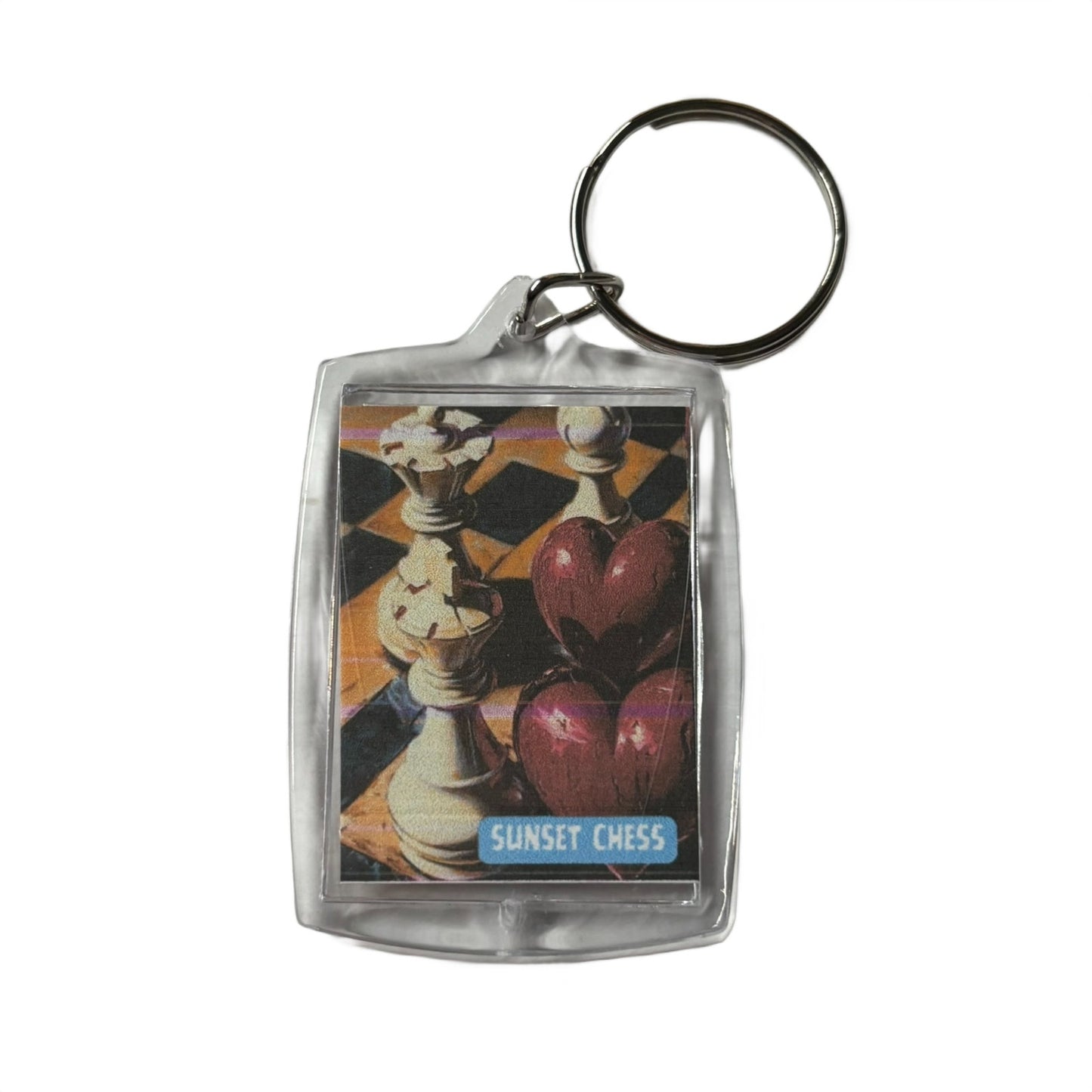Love Board - Chess  Photo Keychain