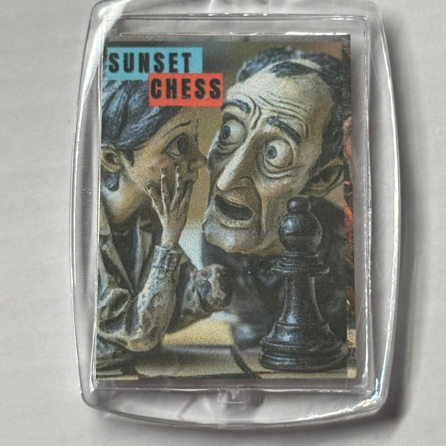 Horrifying - Chess  Photo Keychain