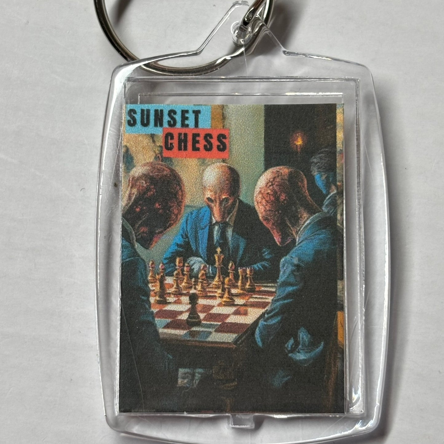 Scare Face - Chess  Photo Keychain
