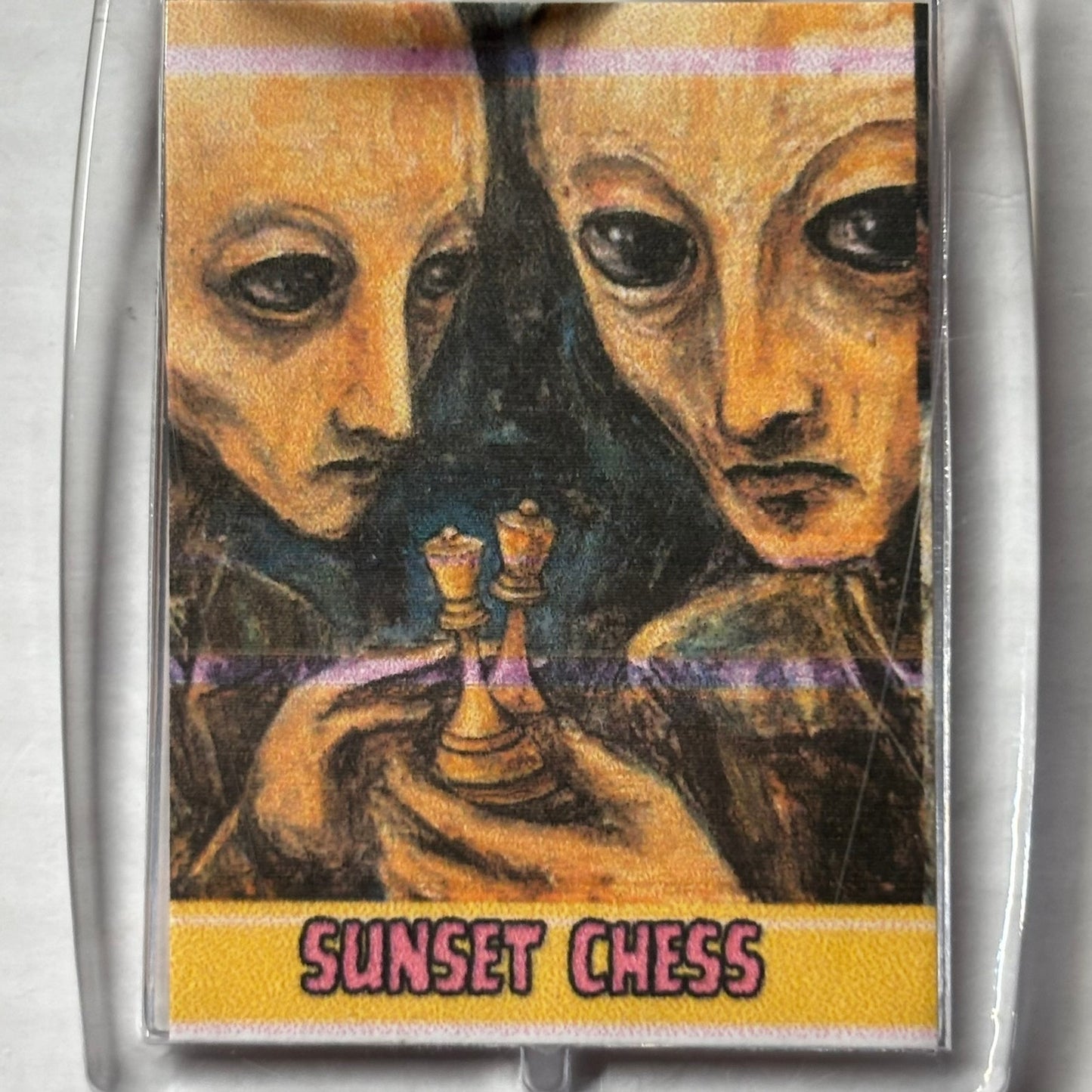 Smug Aliens - Chess  Photo Keychain