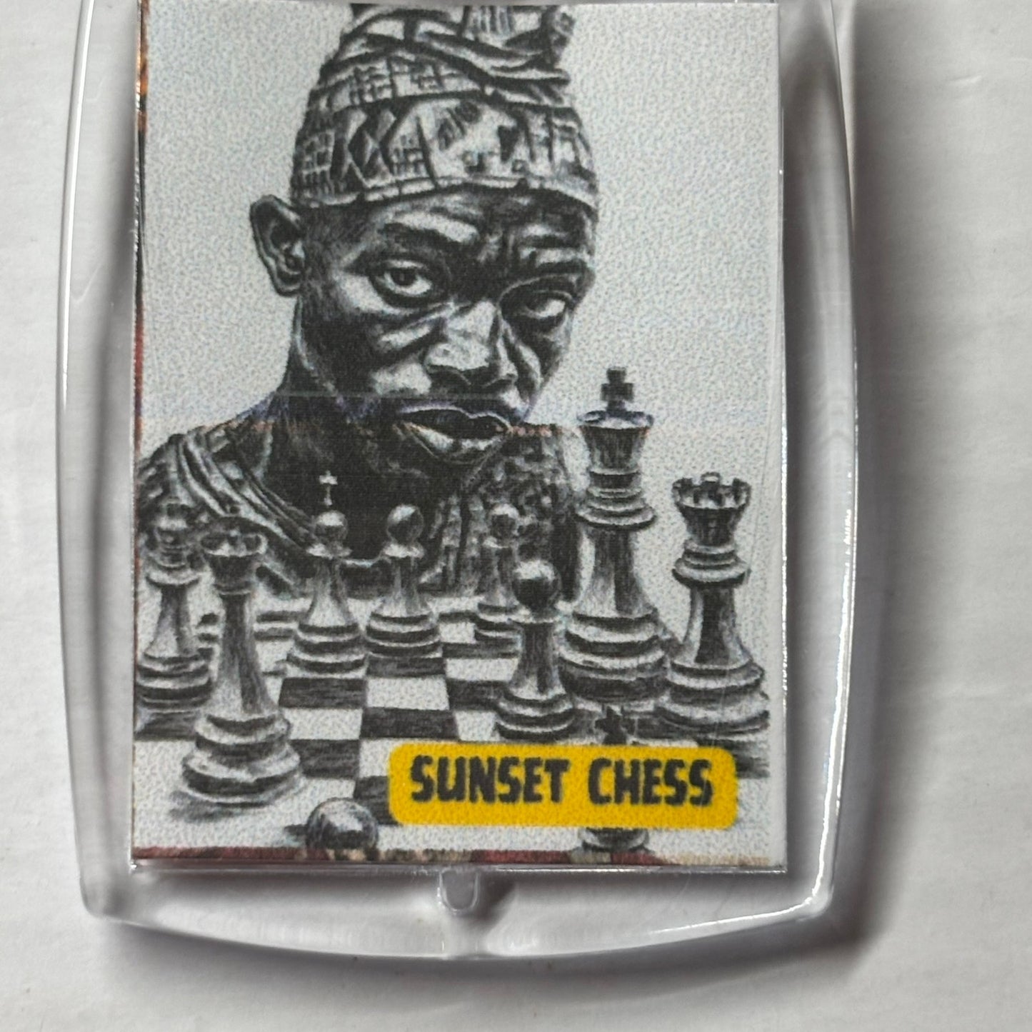 Simple Man - Chess  Photo Keychain