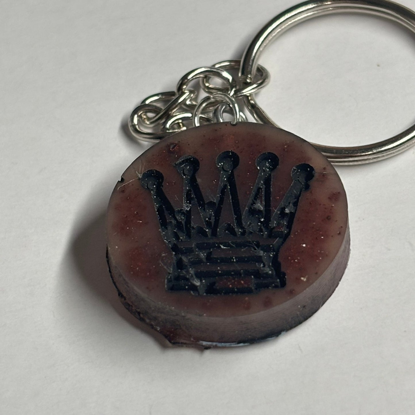 Rusted Queen - Handmade Resin Keychain