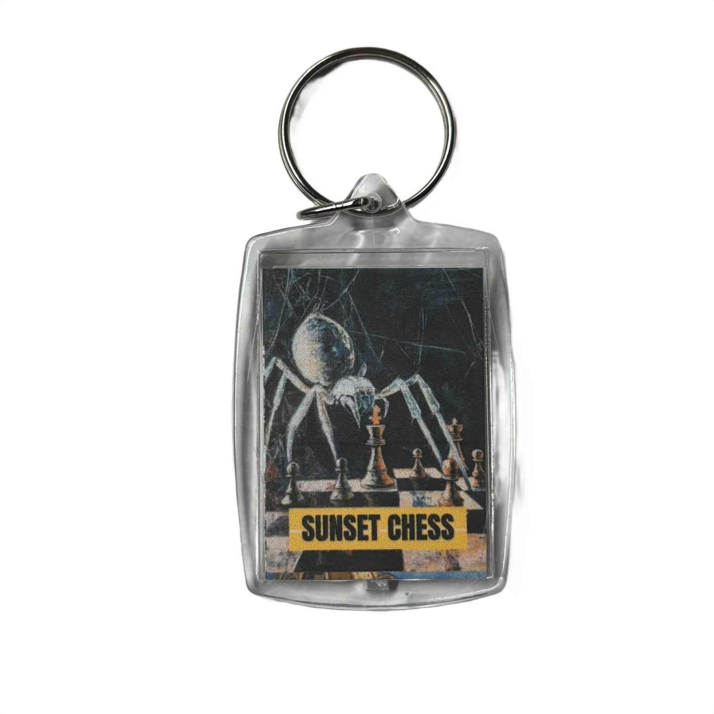 White Widow - Chess  Photo Keychain