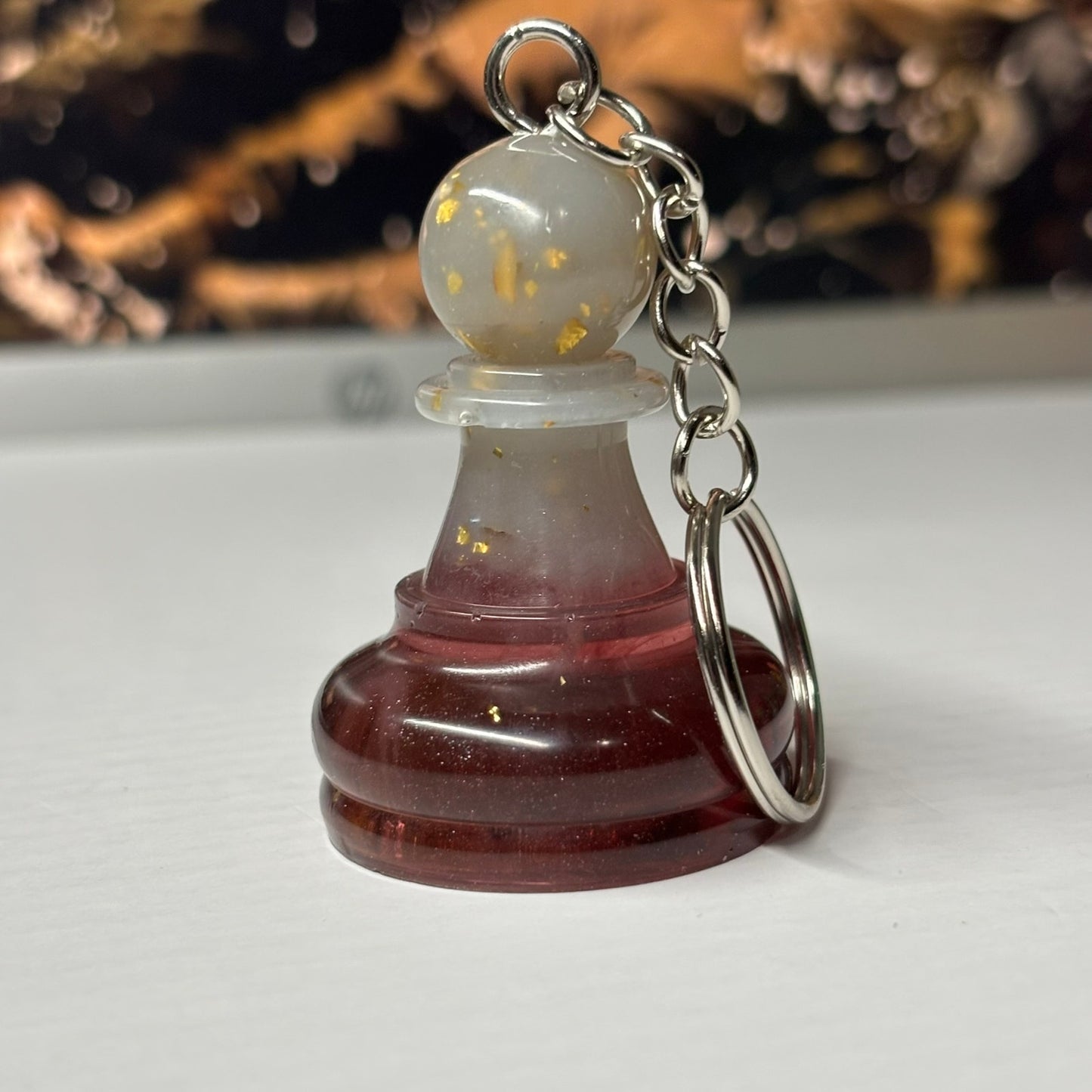 The Royal Pawn - Handmade Resin Keychain - Large Edition