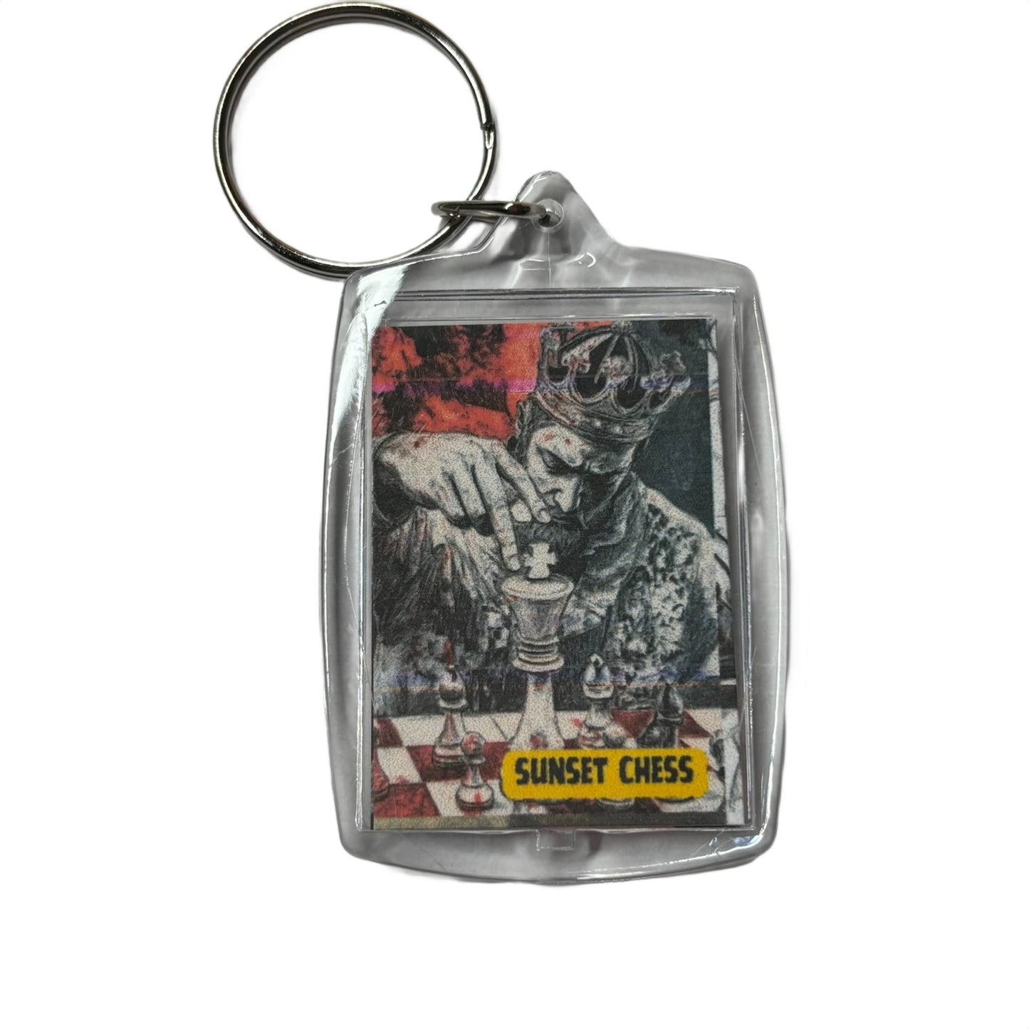 Kings Play - Chess  Photo Keychain