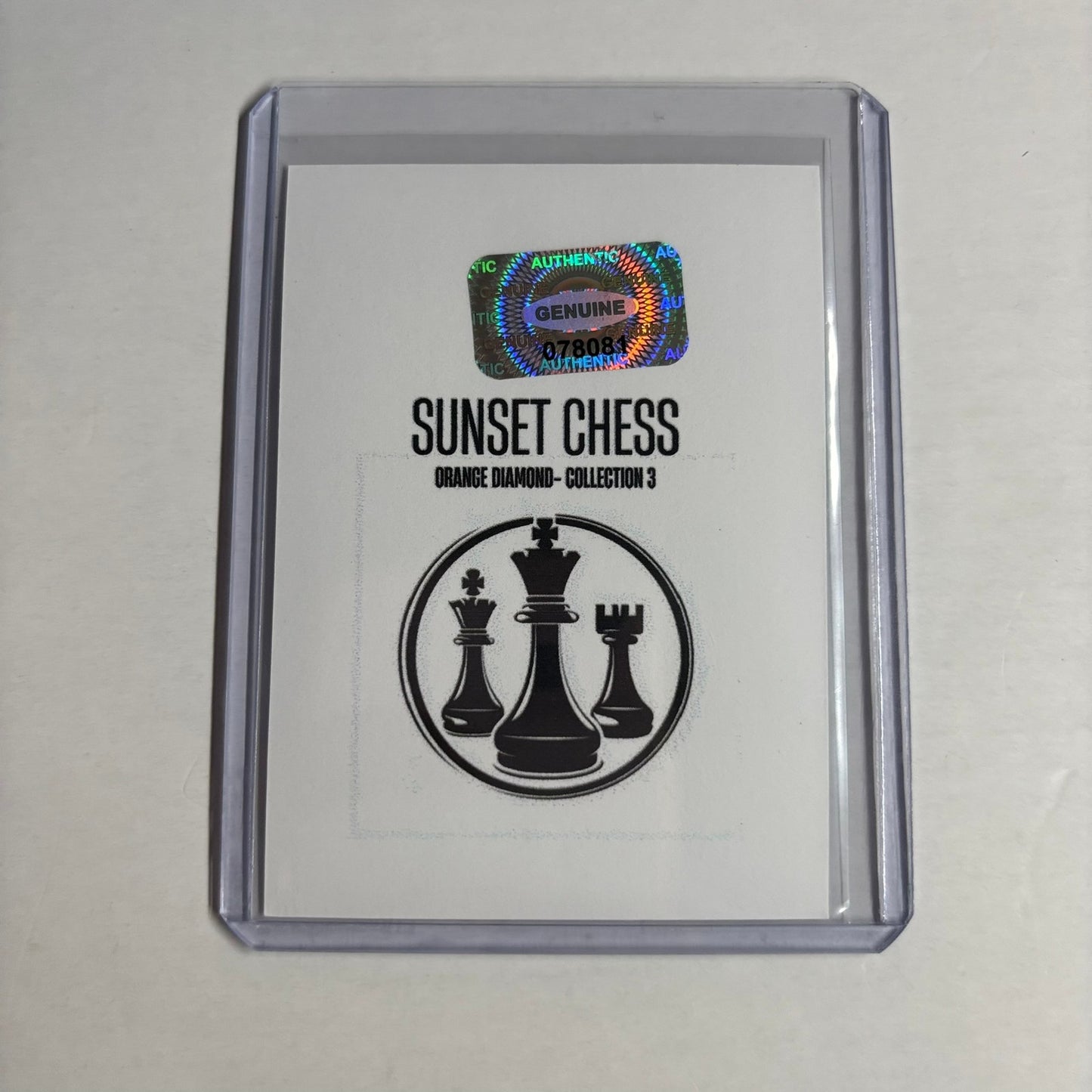 Orange Diamond Collection 3 - Trading Card