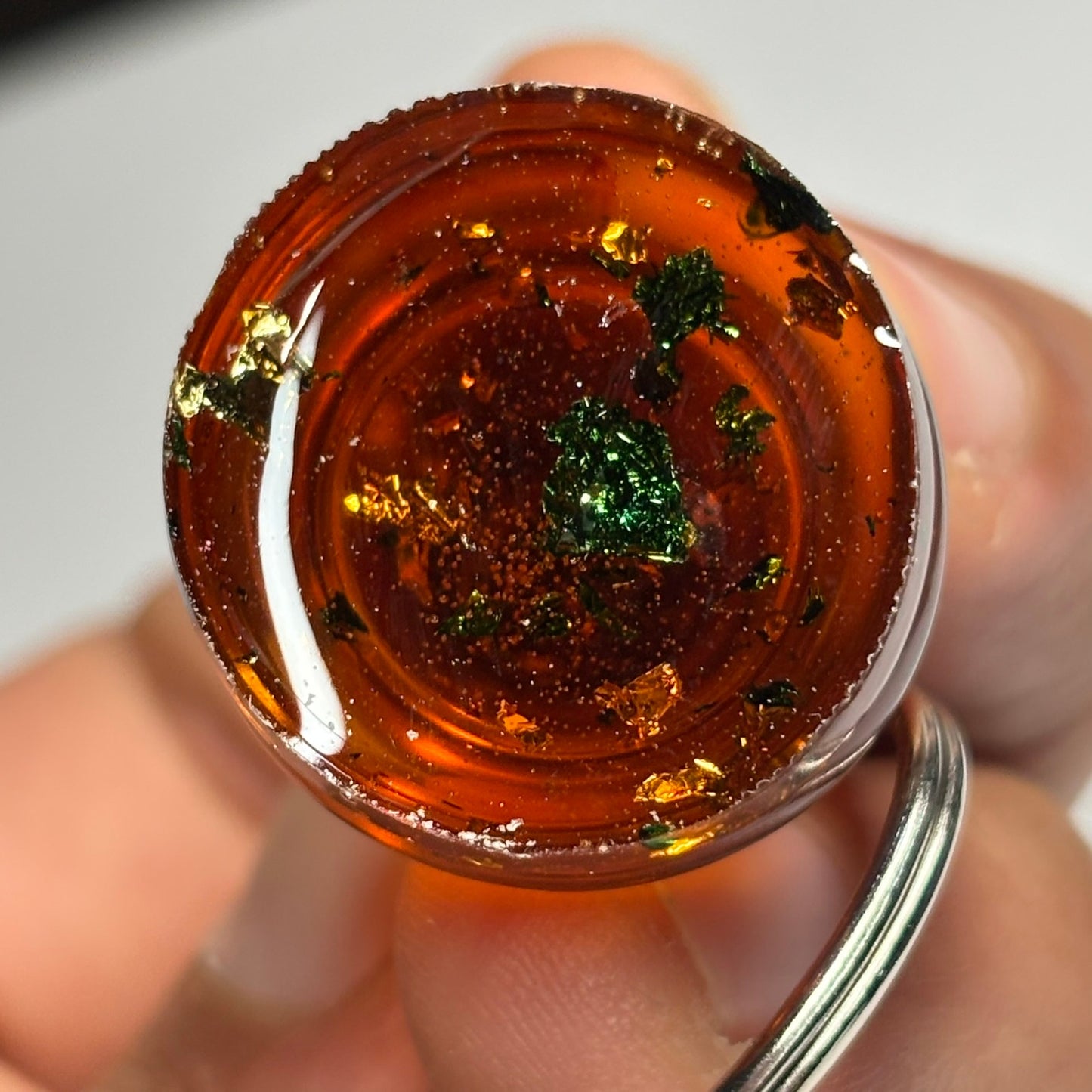 Amber Bishop - Handmade Resin Keychain