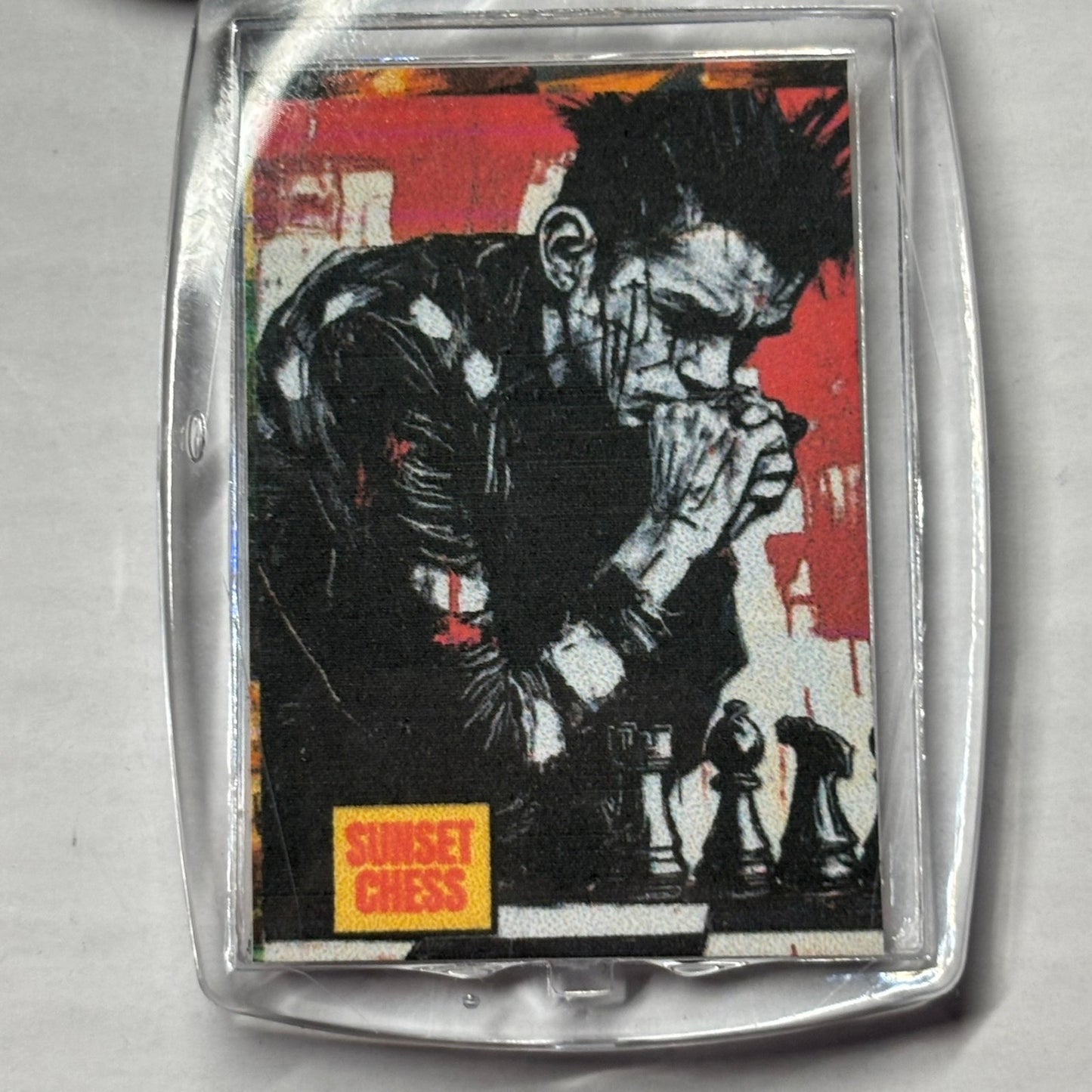 Deep Thoughts - Chess  Photo Keychain