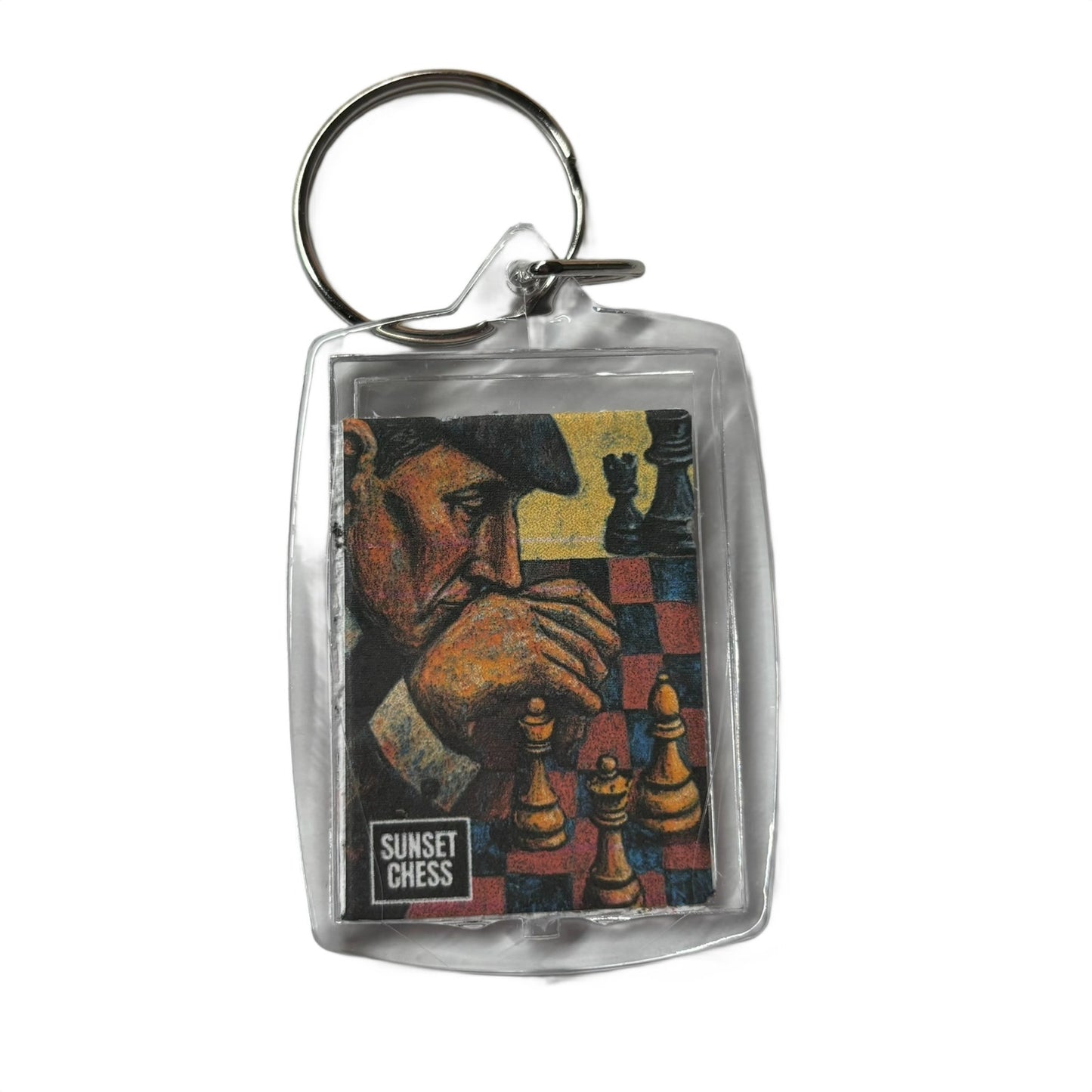 Old School - Chess  Photo Keychain