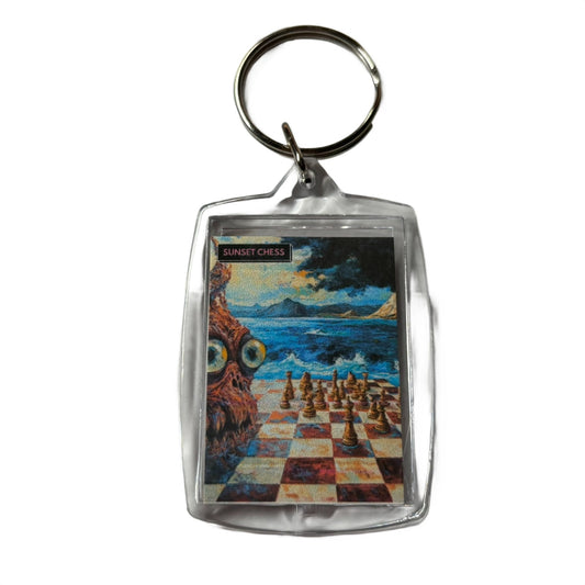 Ocean Squid - Chess  Photo Keychain
