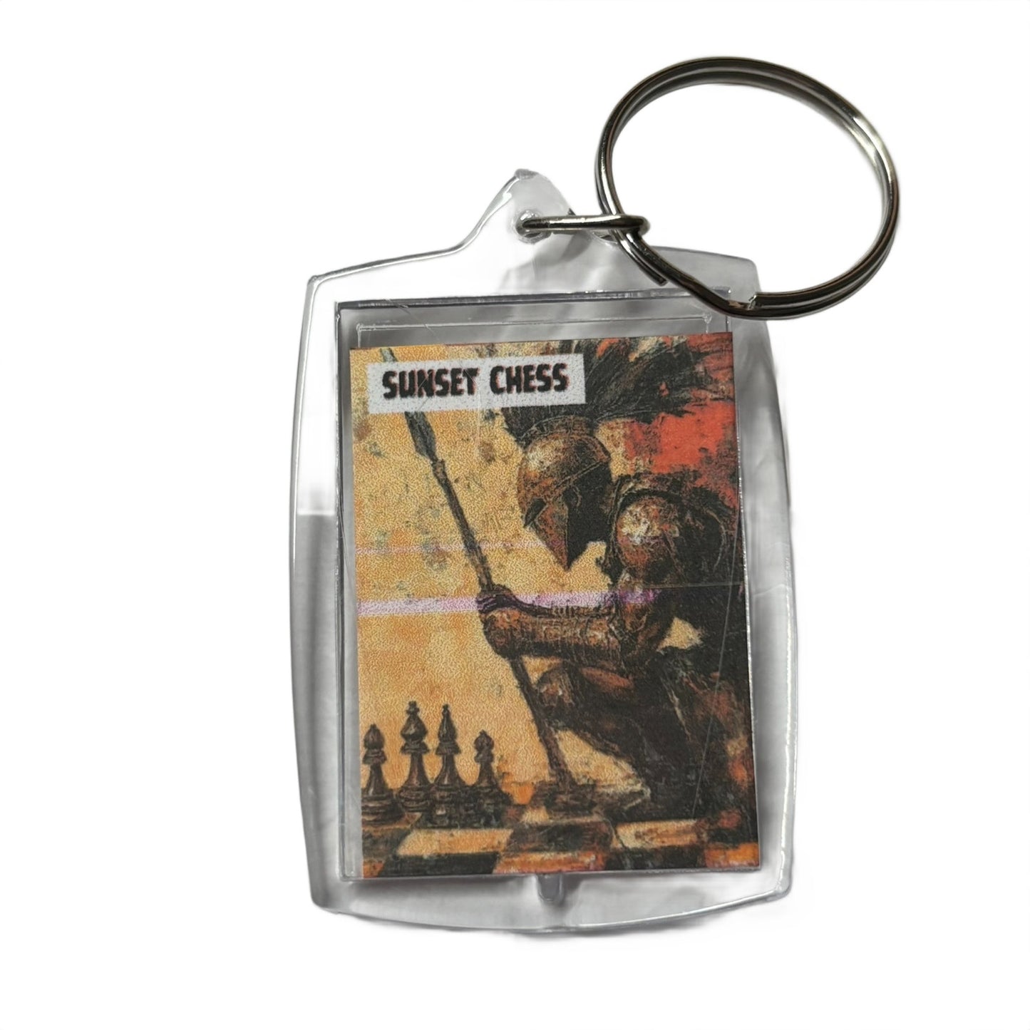 Spartan - Chess  Photo Keychain