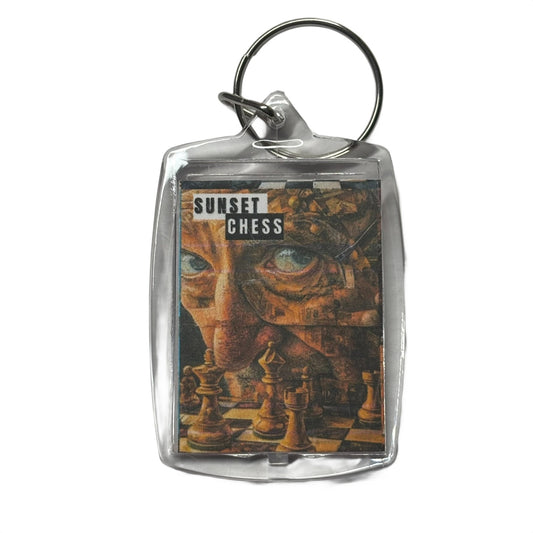 Shaky Eyes - Chess  Photo Keychain