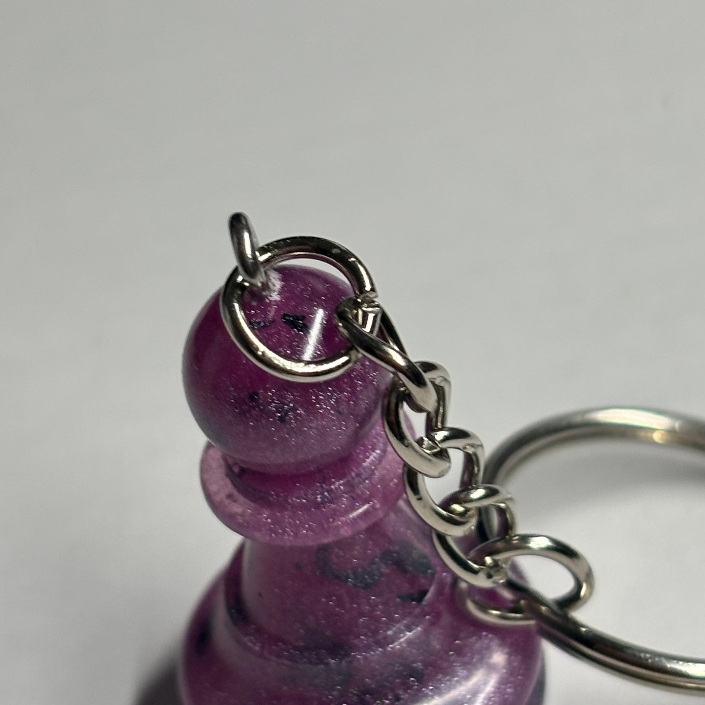 Purple Pawn - Handmade Resin Keychain