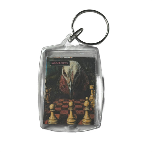 Gobble Gobble - Chess  Photo Keychain