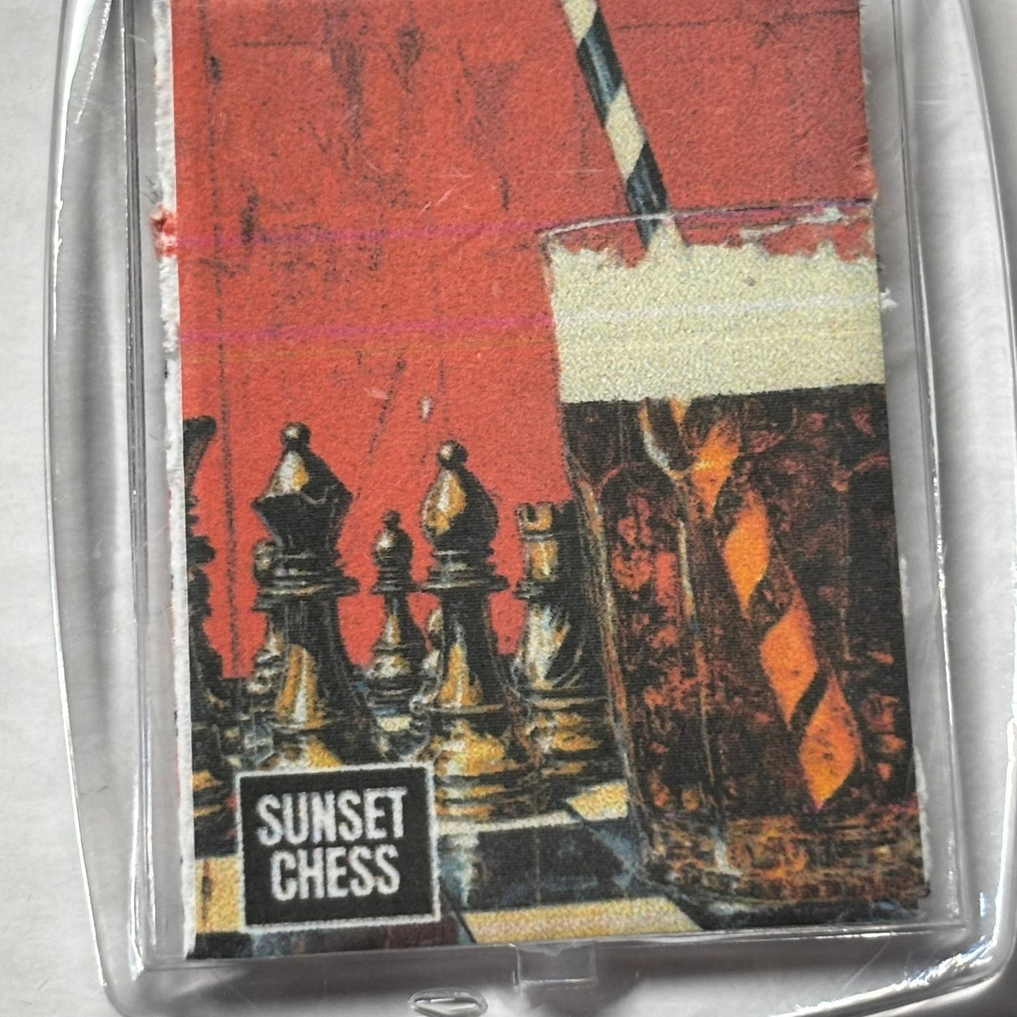 Soda Pop - Chess  Photo Keychain